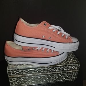 Converse Chuck Taylor Ox platform peach